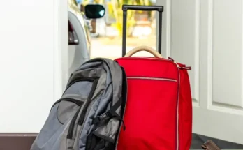 Bags by a door | Source: Shutterstock