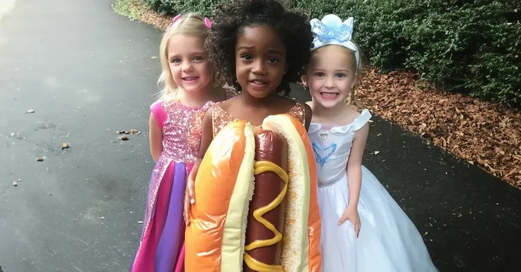 Three girls dressed in costumes | Source: Amomama