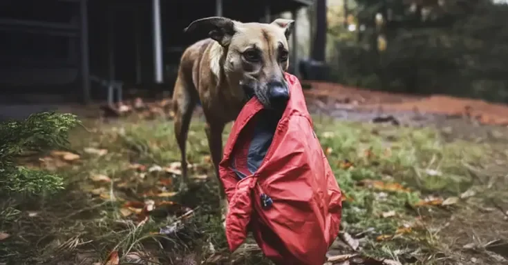 A dog carrying a jacket | Source: Amomama