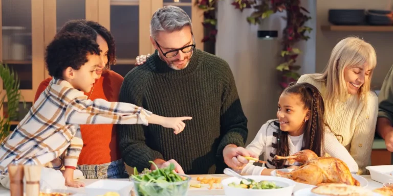 A family having dinner | Source: Shutterstock