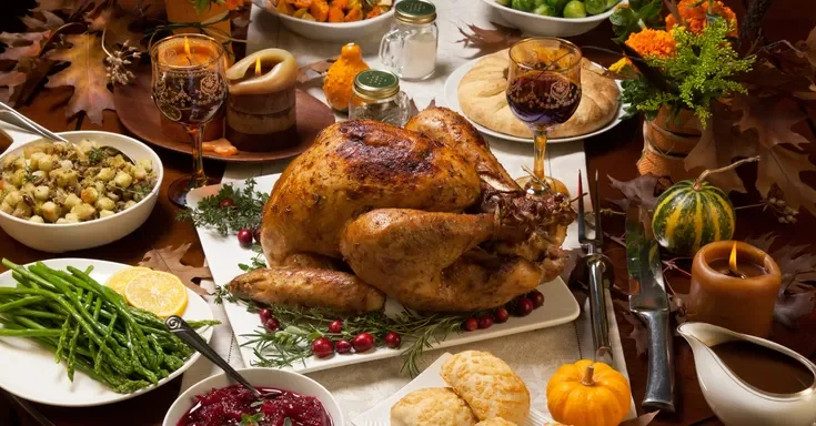 A turkey on the table | Source: Shutterstock