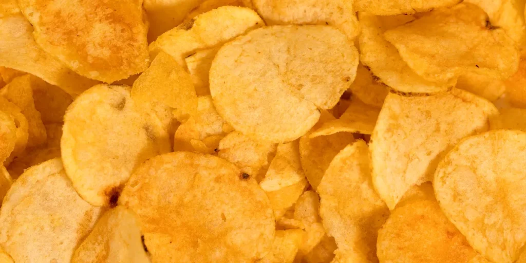 A close-up photo of chips. | Source: Getty Images