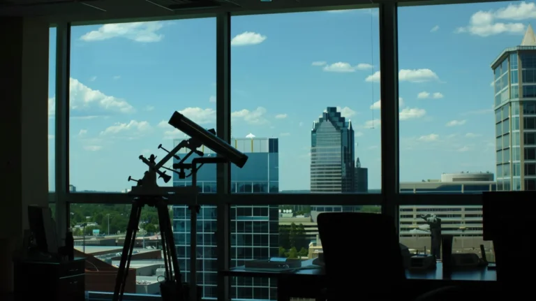 A telescope near the window | Source: Midjourney