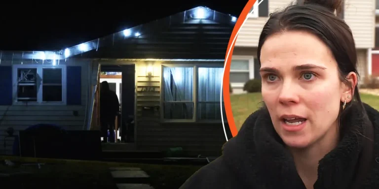 Police raiding the home of the Abundant Life School shooter | A parent of an Abundant Life School student | Source: YouTube / WFAA / WHAS11