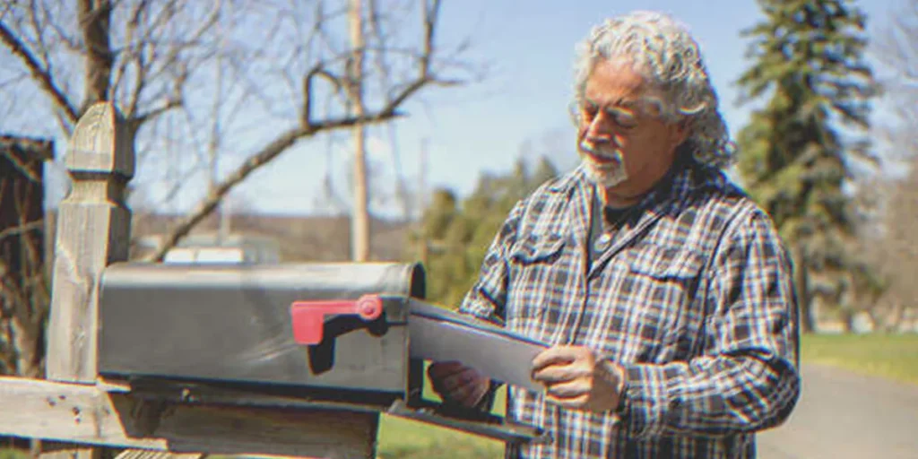 Older man checking his mail | Source: Shutterstock