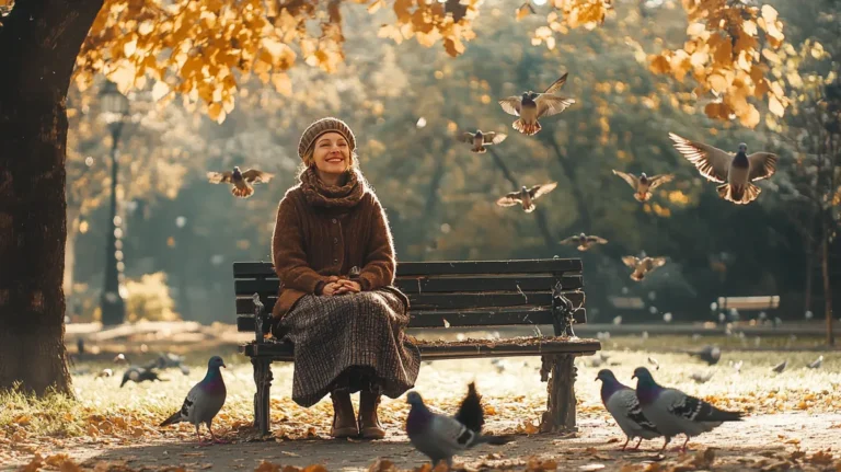 A woman on a bench | Source: Midjourney