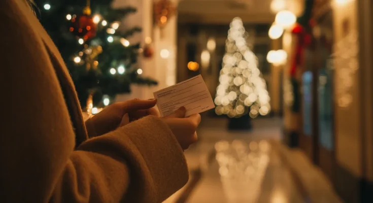 Woman's hand holding a receipt | Source: Midjourney