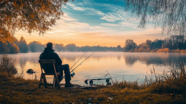 A man fishing near the lake | Source: Midjourney