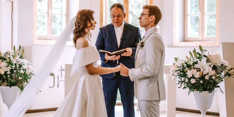 A bride and groom at their wedding | Source: Shutterstock