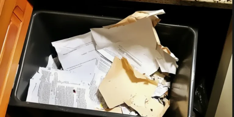 Torn paper in a bin | Source: AmoMama