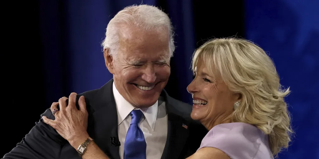 President Joe Biden and First Lady Jill Biden. | Source: Getty Images