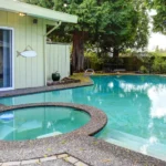 A backyard pool | Source: Shutterstock