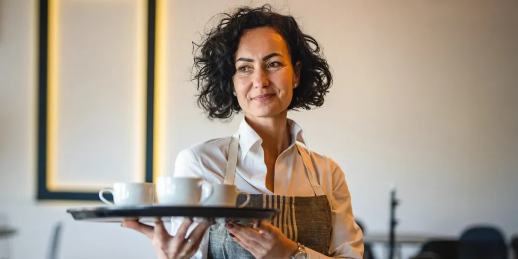 Woman working as a waitress | Source: Shutterstock